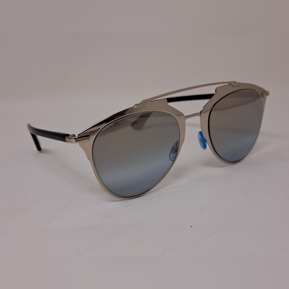 Christian Dior Womens Mirror Aviator Sunglasses Reflected SIlver 85LHD 52-21-140 - Picture 8 of 16